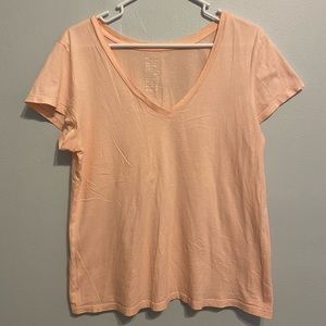 Light pink v-neck T-shirt from Gap- 100% Pima cotton